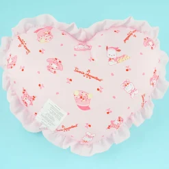 Sanrio Characters Ruffled Heart Cushion