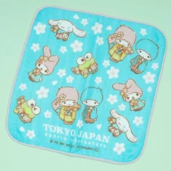 Sanrio Characters Sakura Festival Hand Towel Set - 2 pcs