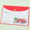 Sanrio Characters School Bus B5 Clear Envelope