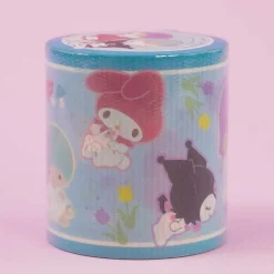 Sanrio Characters Showa Flowers Retro Masking Tape