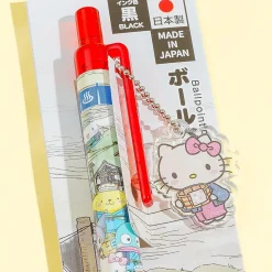 Sanrio Characters Showa Hot Spring Pen - Hello Kitty