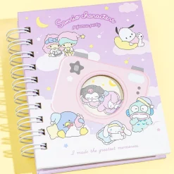 Sanrio Characters Sky Slumber Party Ring Memo Pad