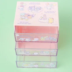 Sanrio Characters Sleepy Time 3-Tier Drawer Chest