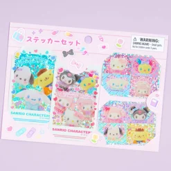 Sanrio Characters Sparkle Club Sticker Set
