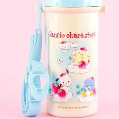 Sanrio Characters Strawberry Field One-Touch Water Bottle