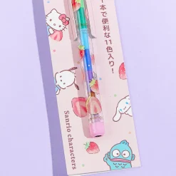 Sanrio Characters Strawberries Rocket Colored Pencil