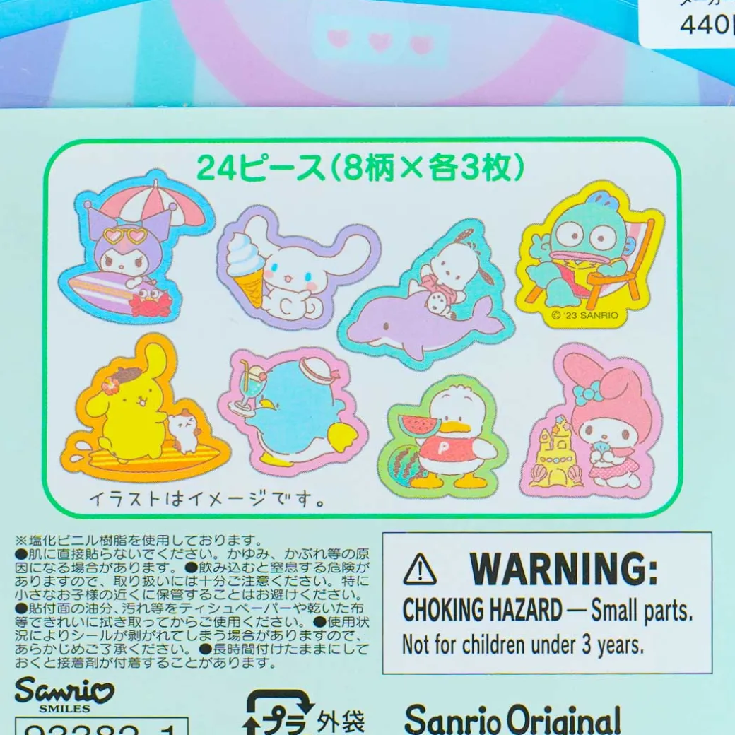 Sanrio Characters Summer T-Shirt Case Sticker Set
