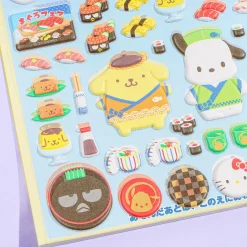 Sanrio Characters Sushi Restaurant Play Sticker Set