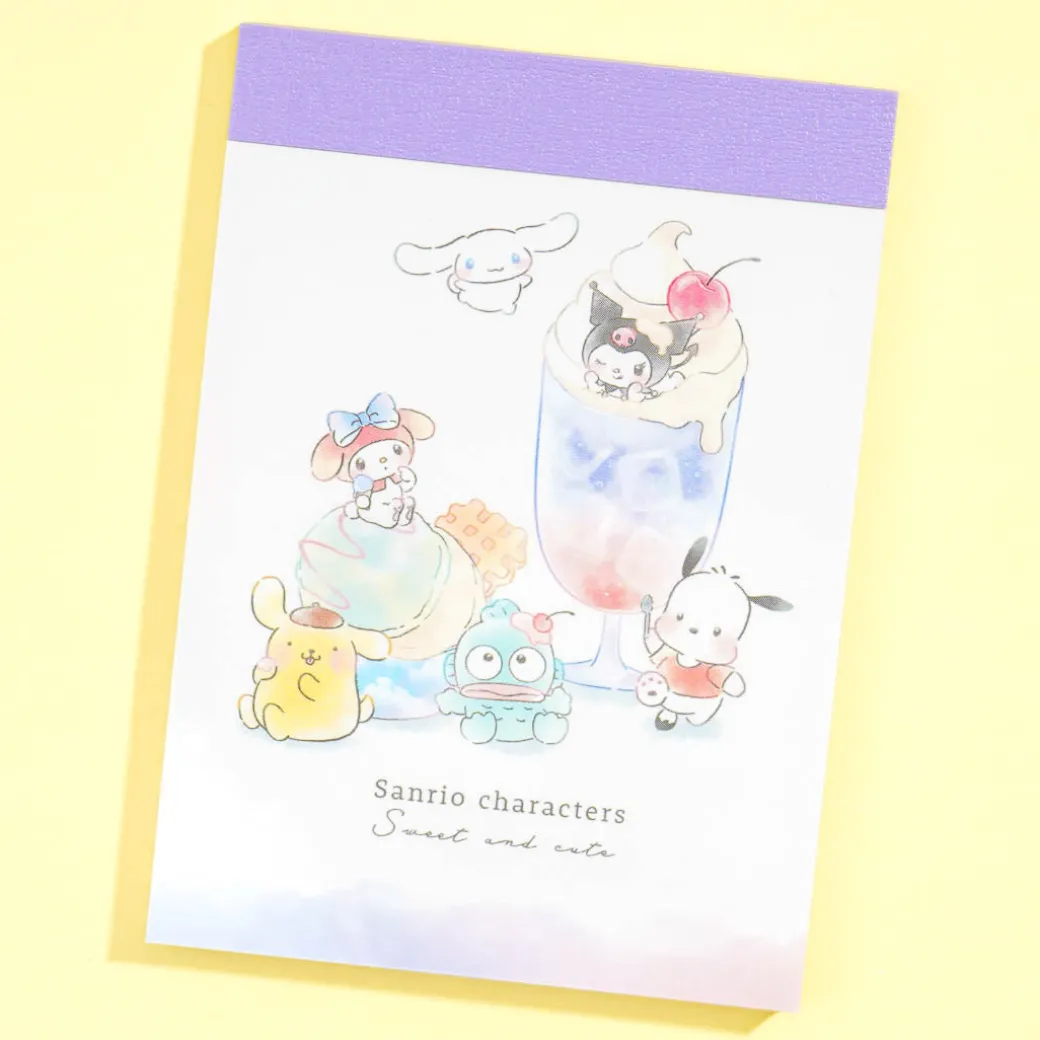 Sanrio Characters Sweet Playtime Memo Pad
