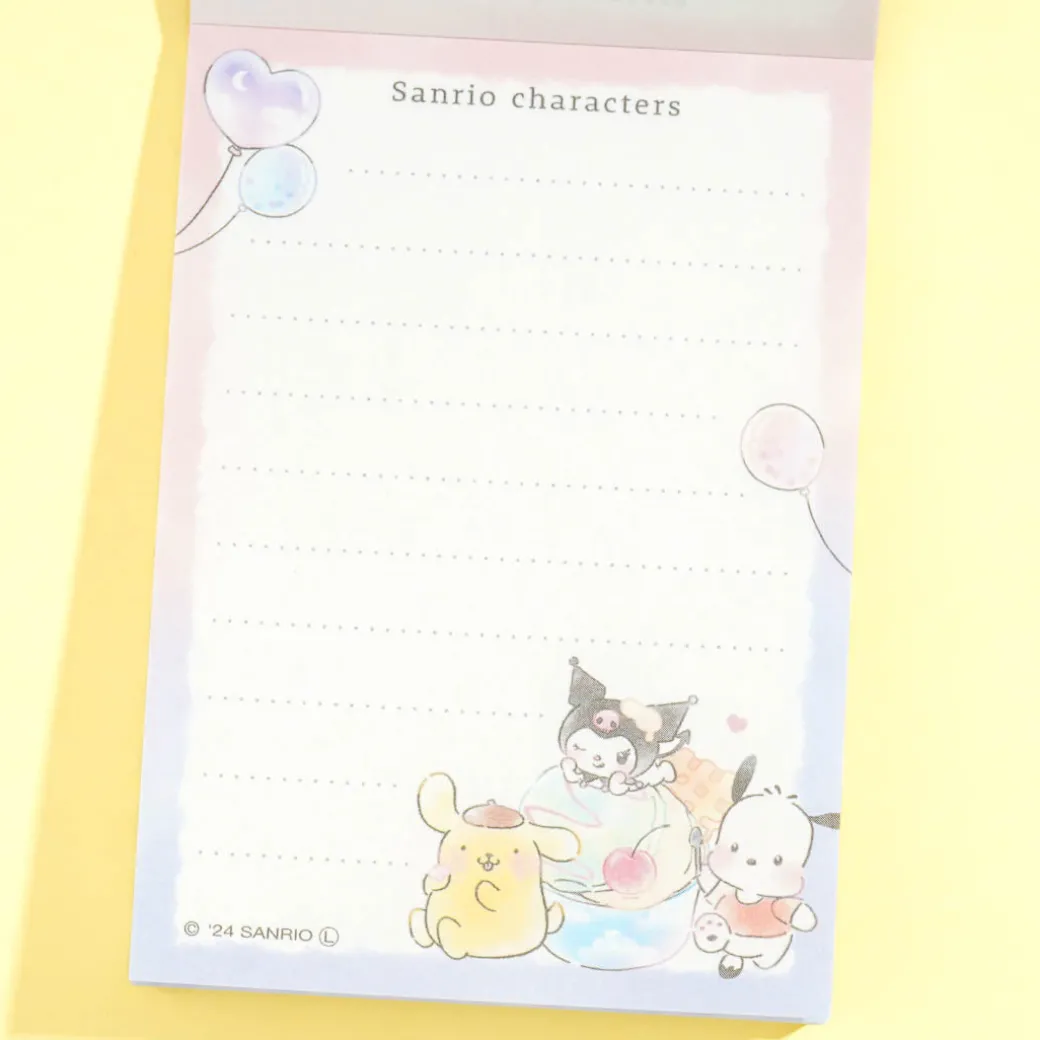 Sanrio Characters Sweet Playtime Memo Pad