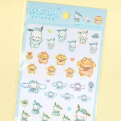 Sanrio Characters Three Up Sleepy Time Stickers