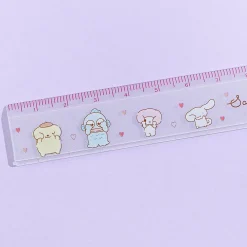 Sanrio Characters Tiny Tiny Heart Slim-Type Ruler