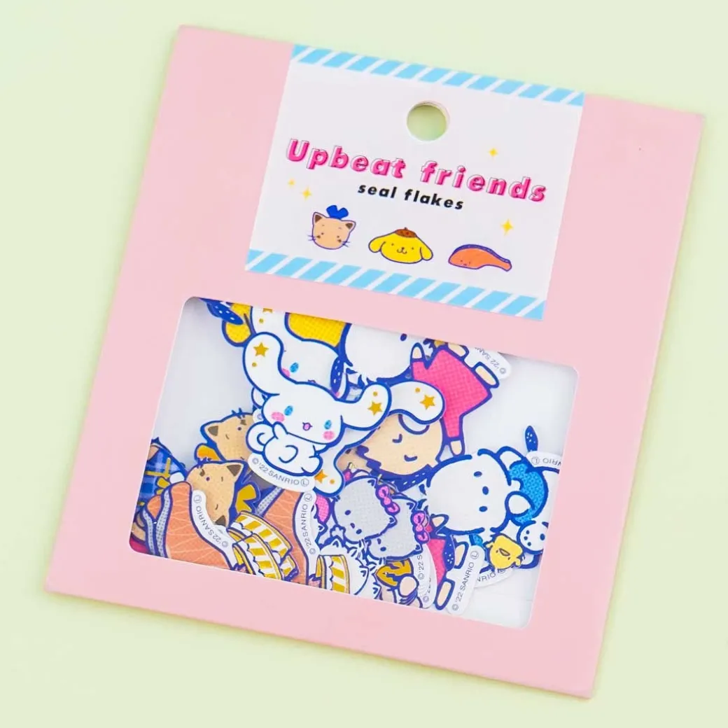 Sanrio Characters Upbeat Friends Sticker Flakes