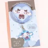 Sanrio Characters Uruuru Heart Can Badge With Charm - Cinnamoroll