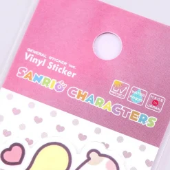 Sanrio Characters Vinyl Sticker - Pompompurin & Muffin