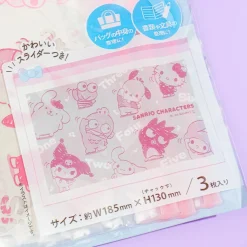 Sanrio Characters Workout Zip Bag Set - 3 pcs