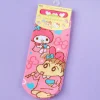 Sanrio Characters x Crayon Shin-Chan Socks - My Melody & Nene