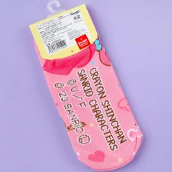 Sanrio Characters x Crayon Shin-Chan Socks - My Melody & Nene