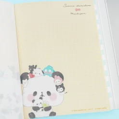 Sanrio Characters x Mochi Mochi Panda Memo Pad With Cover