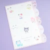 Sanrio Characters x Mochi Mochi Panda Die-Cut Clear Index Folder