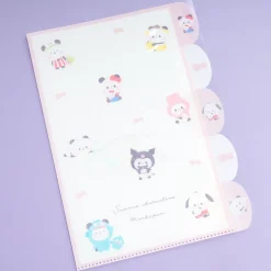 Sanrio Characters x Mochi Mochi Panda Die-Cut Clear Index Folder