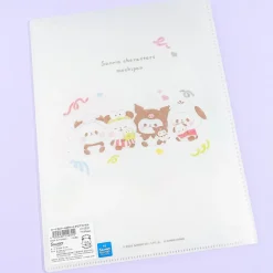 Sanrio Characters x Mochi Mochi Panda Multi-Slot A4 File Folder