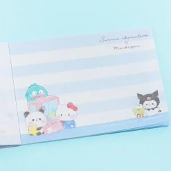 Sanrio Characters x Mochi Mochi Panda Crane Game Mini Memo Pad