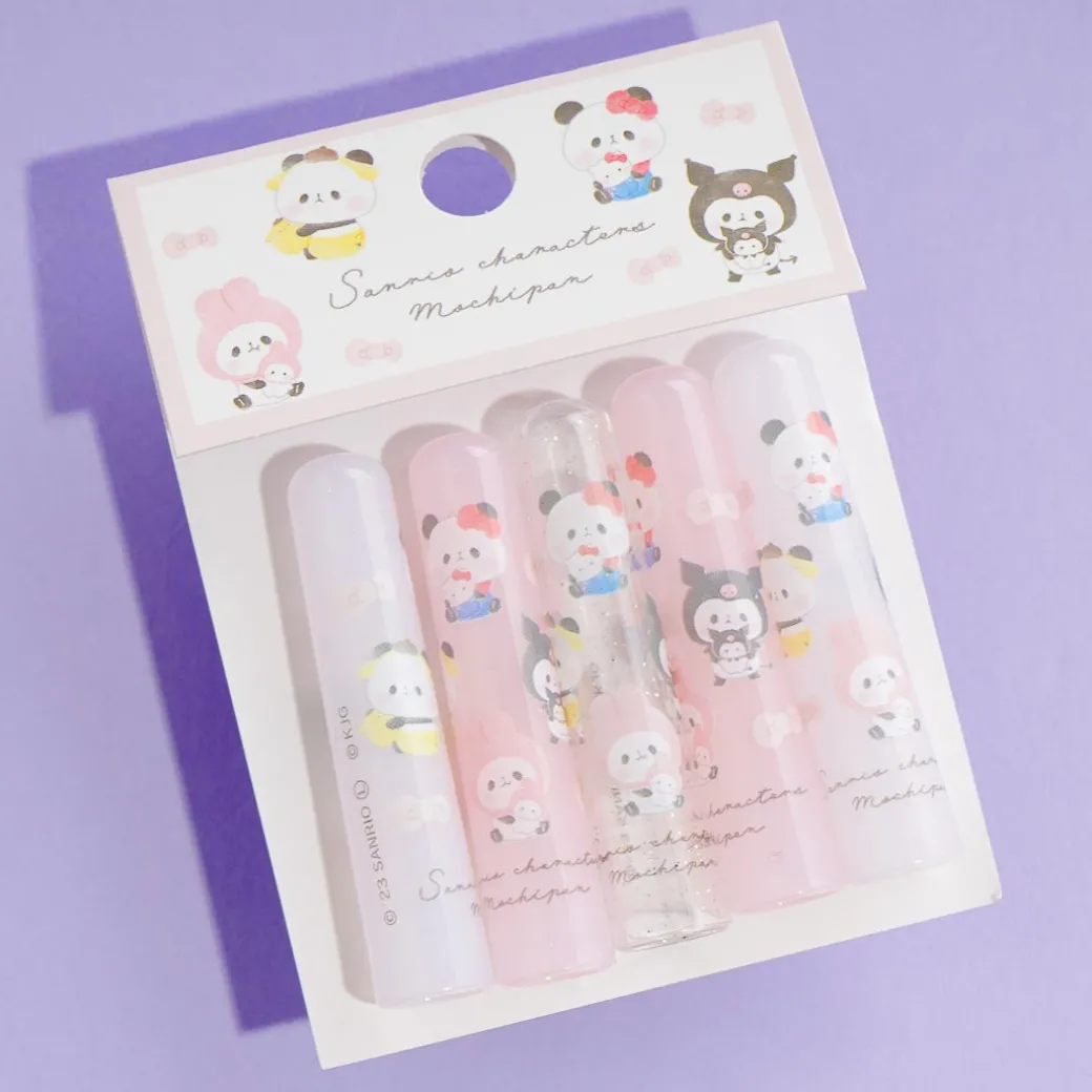 Sanrio Characters x Mochi Mochi Panda Pencil Cap Set