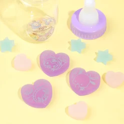 Sanrio Characters x Obakenu Babies Eraser Set - Purple