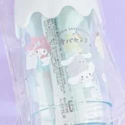 Sanrio Characters x Obakenu Twinning Milk Bottle Toothbrush Set