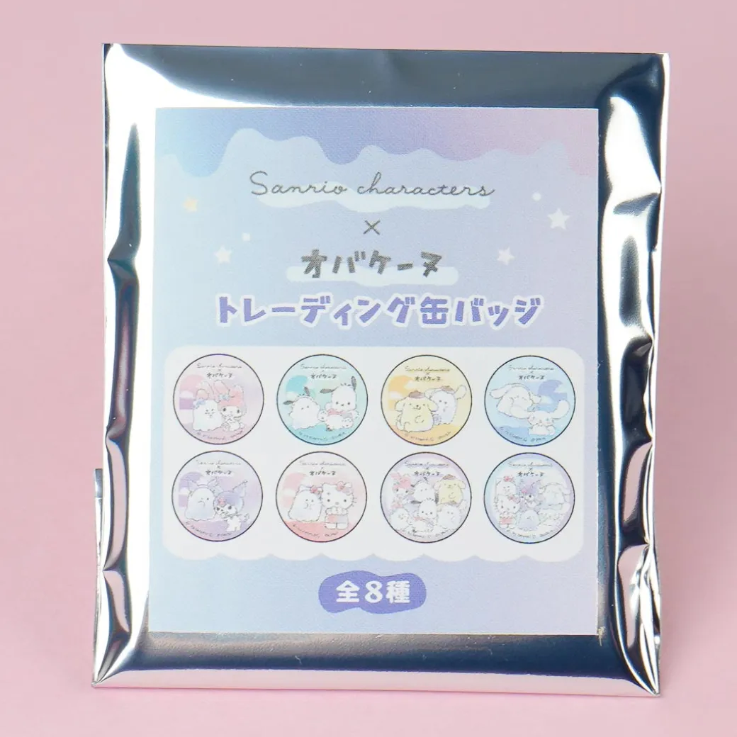 Sanrio Characters x Obakenu Trading Can Badge