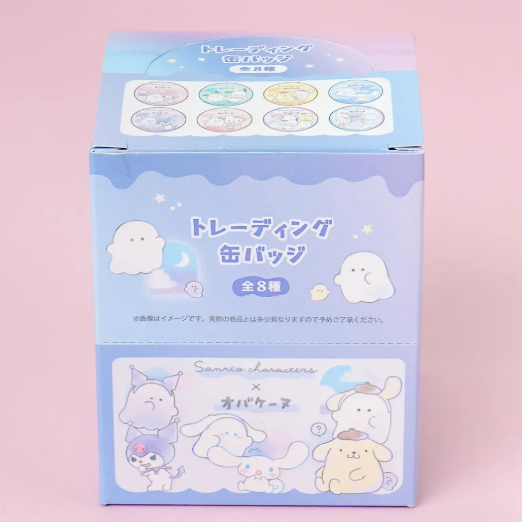 Sanrio Characters x Obakenu Trading Can Badge