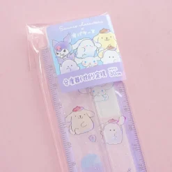 Sanrio Characters x Obakenu Folding Ruler With Protractor
