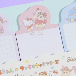 Sanrio Characters x Shin-Chan Sticky Notes