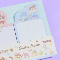 Sanrio Characters x Shin-Chan Sticky Notes