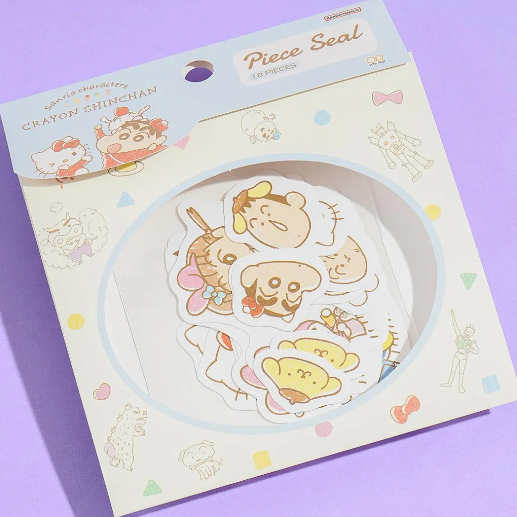Sanrio Characters x Shin-Chan Face Stickers