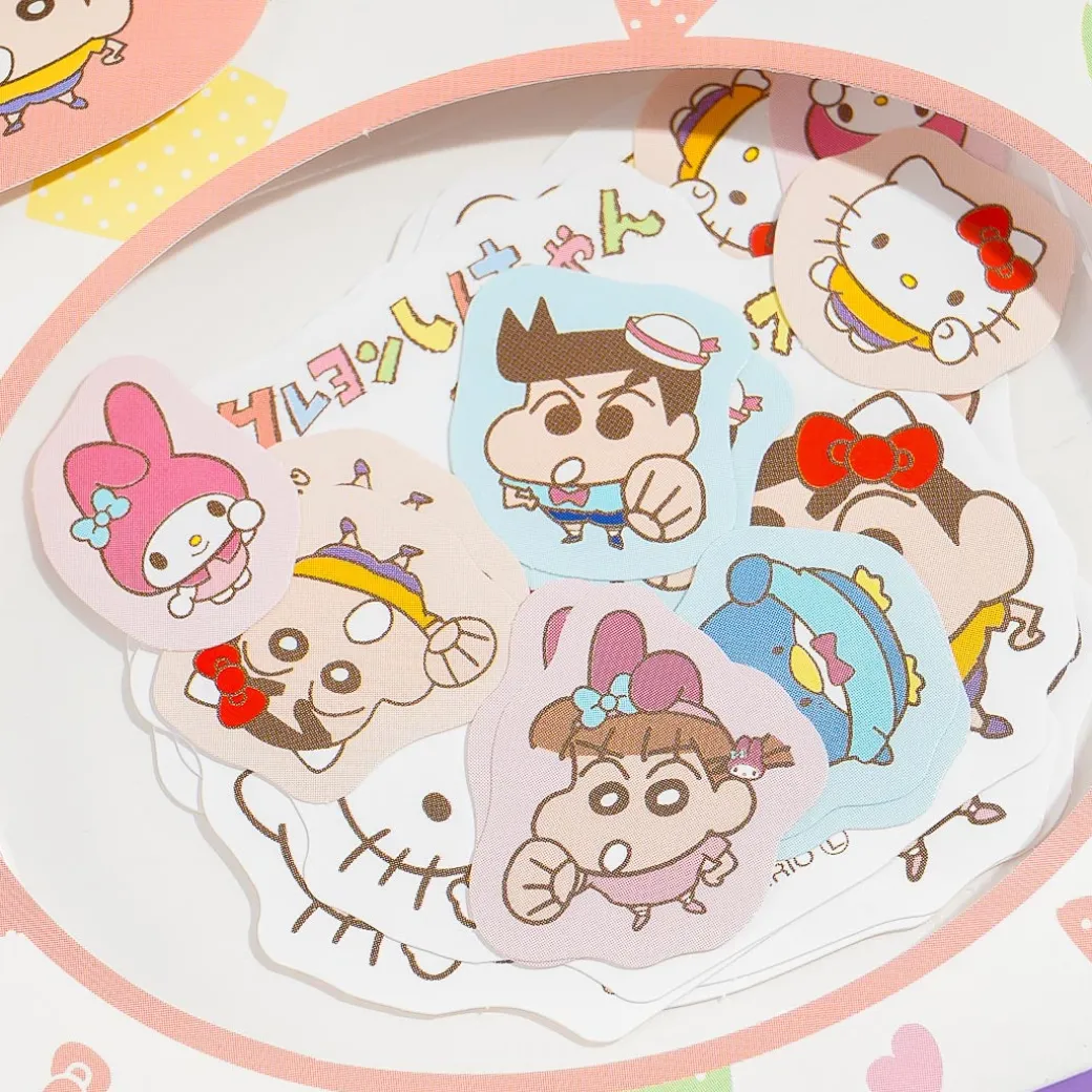 Sanrio Characters x Shin-Chan Punch Stickers