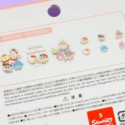 Sanrio Characters x Shin-Chan Punch Stickers
