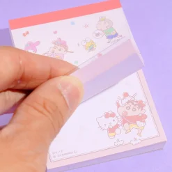 Sanrio Characters x Shin-Chan Playtime Memo Pad