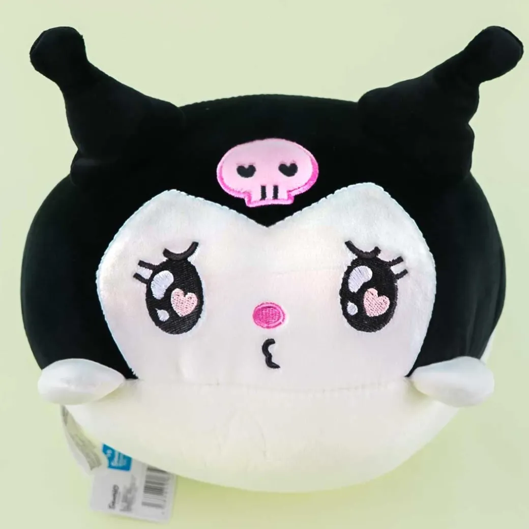 Sanrio Emo Kyun Coro Fluffy Cushion - Kuromi