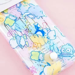 Sanrio Hapidanbui Doodle Gang Clear Pen Case