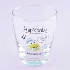 Sanrio Hapidanbui Drinking Glass - Chef Keroppi