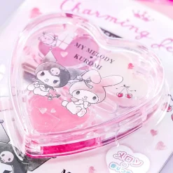 Sanrio Make Heart Lip & Eyeshadow Palette - My Melody & Kuromi