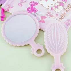 Sanrio Mirror & Hairbrush Set - Hello Kitty