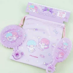 Sanrio Mirror & Hairbrush Set - Little Twin Stars