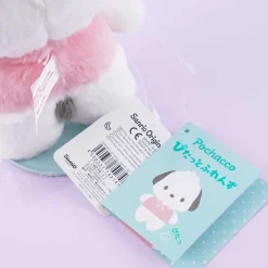 Sanrio Pitatto Friends Plushie - Pochacco / Medium
