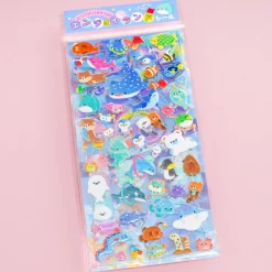 Sea Animals Glittery Sticker Set