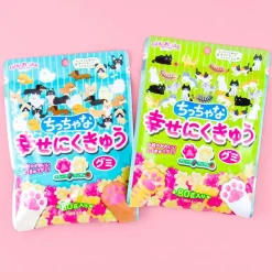 Senjaku Happy Nikukyu Cat Paw Gummy - Grape & Apple