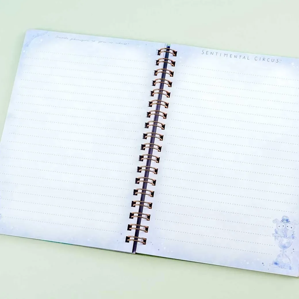 Sentimental Circus Hourglass Spiral Notebook