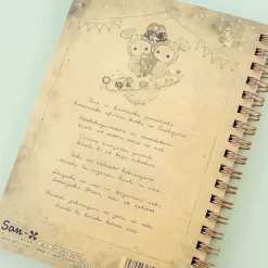 Sentimental Circus Hourglass Spiral Notebook